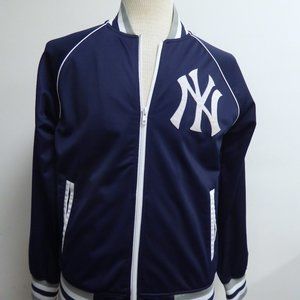 New York Yankees blue BASEBALL JACKET Cooperstown MITCHELL & NESS  M Vintage